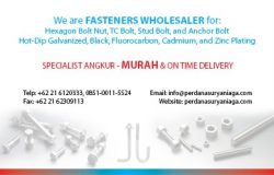 Jual Anchor Bolt, Stud Bolt, Baut Baja Cilegon Banten